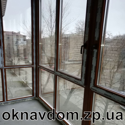 Французский балкон с тонированным стеклопакетом пленкой изнутри