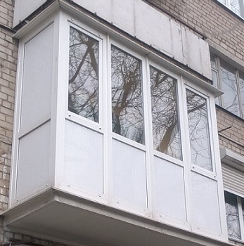 Французский балкон в Запорожье.Лучший балкон по низкой цене‎.Фото